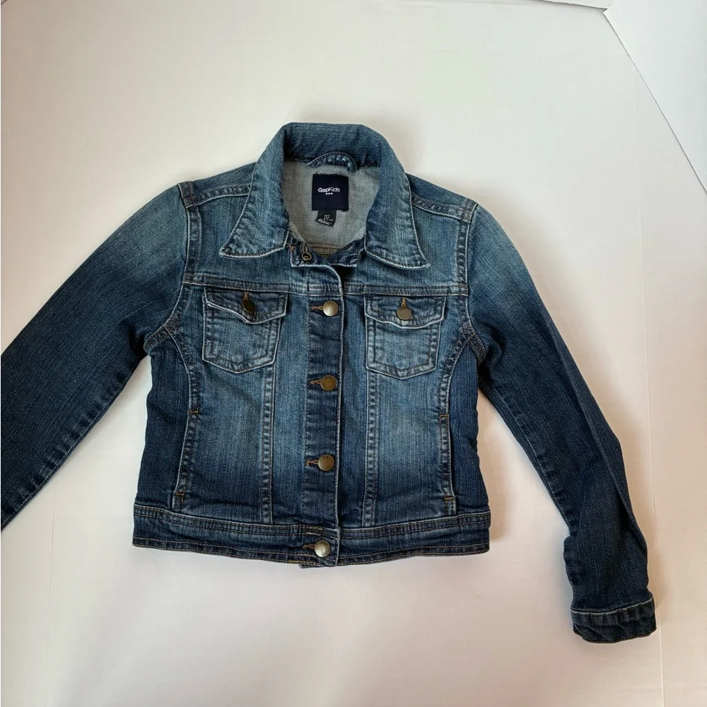 Girls GAP Kids Denim Jacket Small - Picture 6 of 6